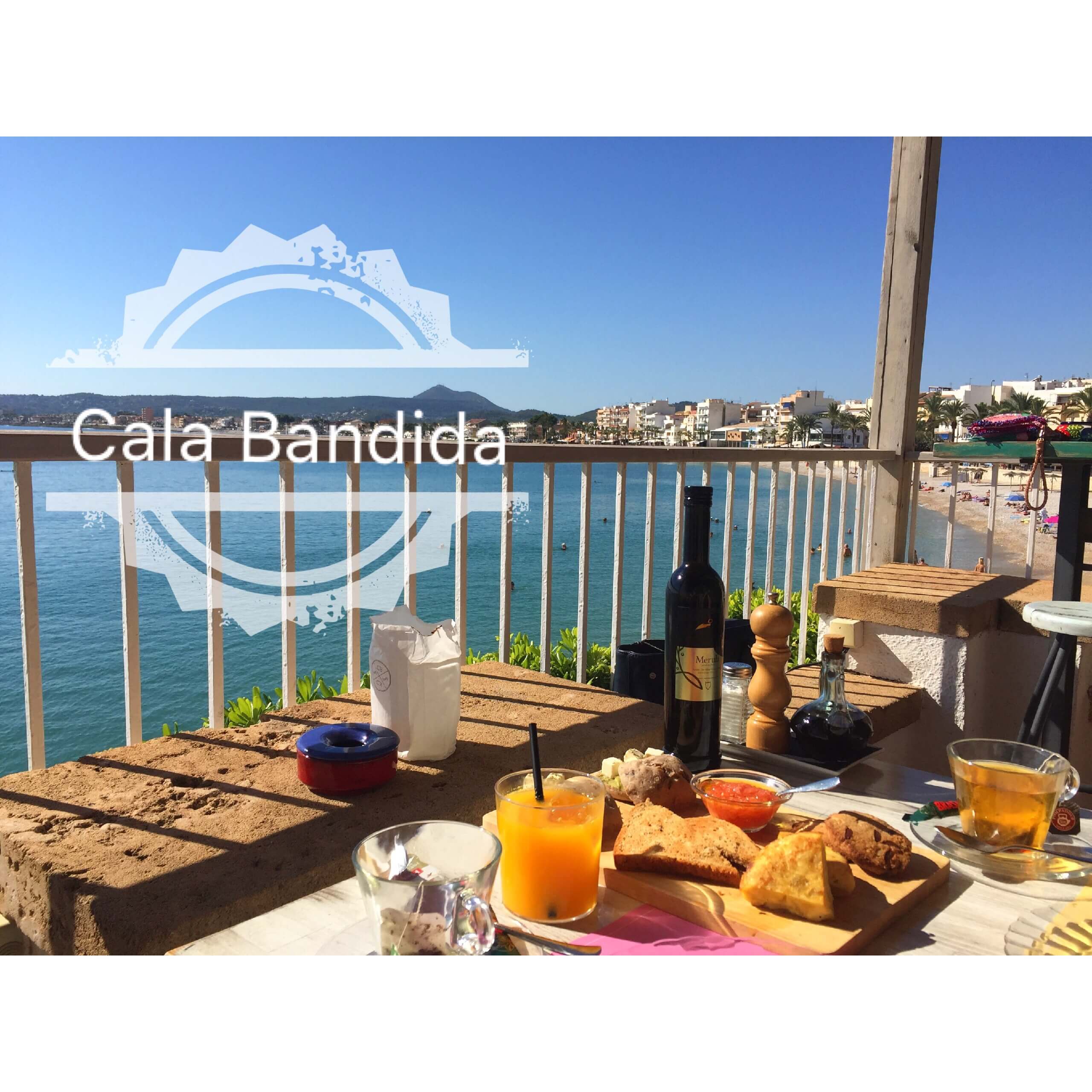 Cala bandida Restaurant with amazing sea view Javea